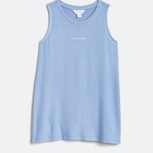 R+R graphic brushed swing tank…blue size medium (8-10).